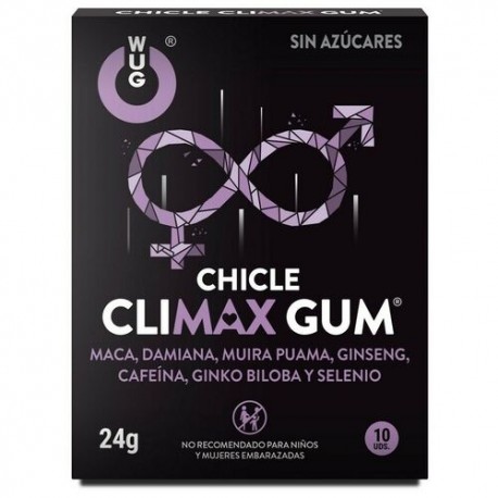 WUG GUM CHICLE CLIMAX 10 UNITS