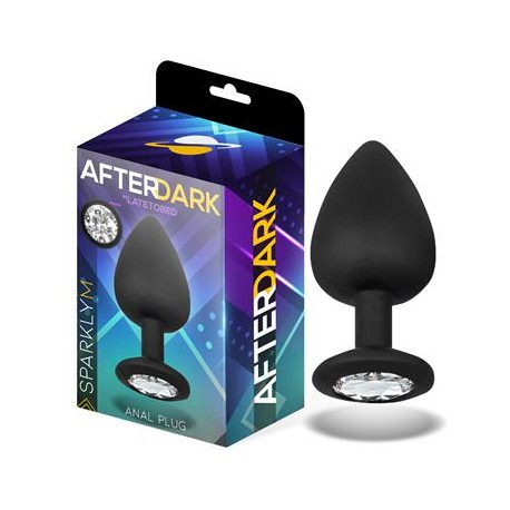 AFTERDARK SPARKLY PLUG ANAL SILICONA TALLA M 8 CM X 3.5 CM