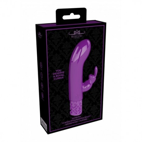 Vibrador rabbit Dazzling - Recarregável - Purple