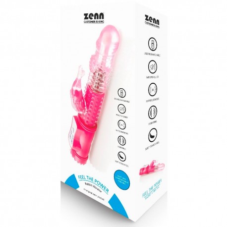 VIBRADOR COM ESTIMULADOR RABBIT